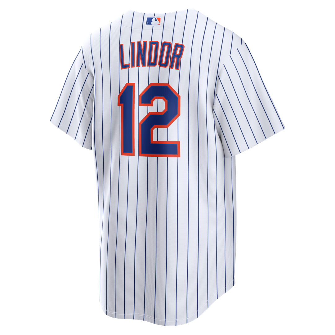 New York Mets Francisco Lindor White Home Replica Jersey