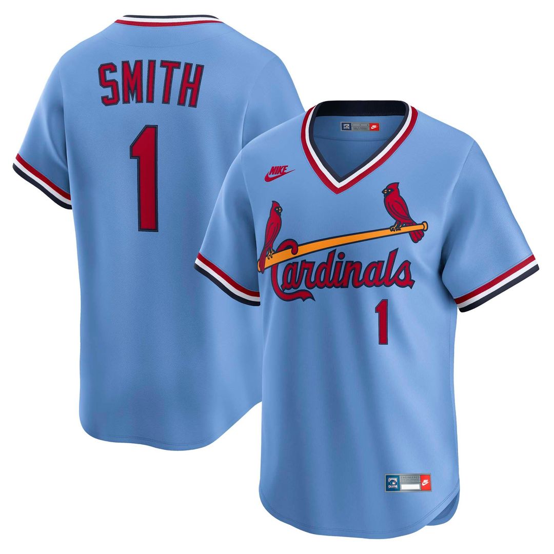 St. Louis Cardinals Ozzie Smith White Throwback Cooperstown Collection Limited Jersey