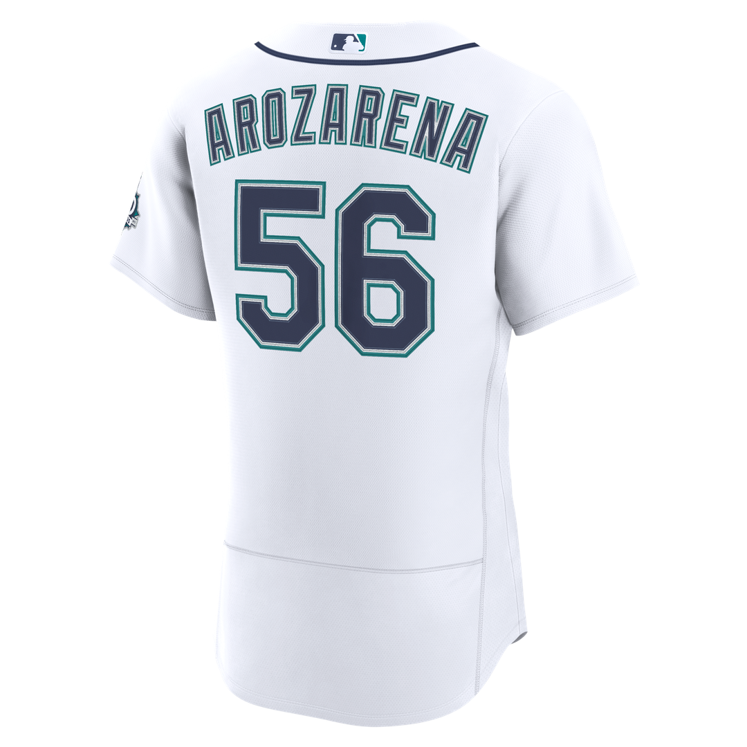 Seattle Mariners Randy Arozarena White Home 50th Season Authentic Jersey