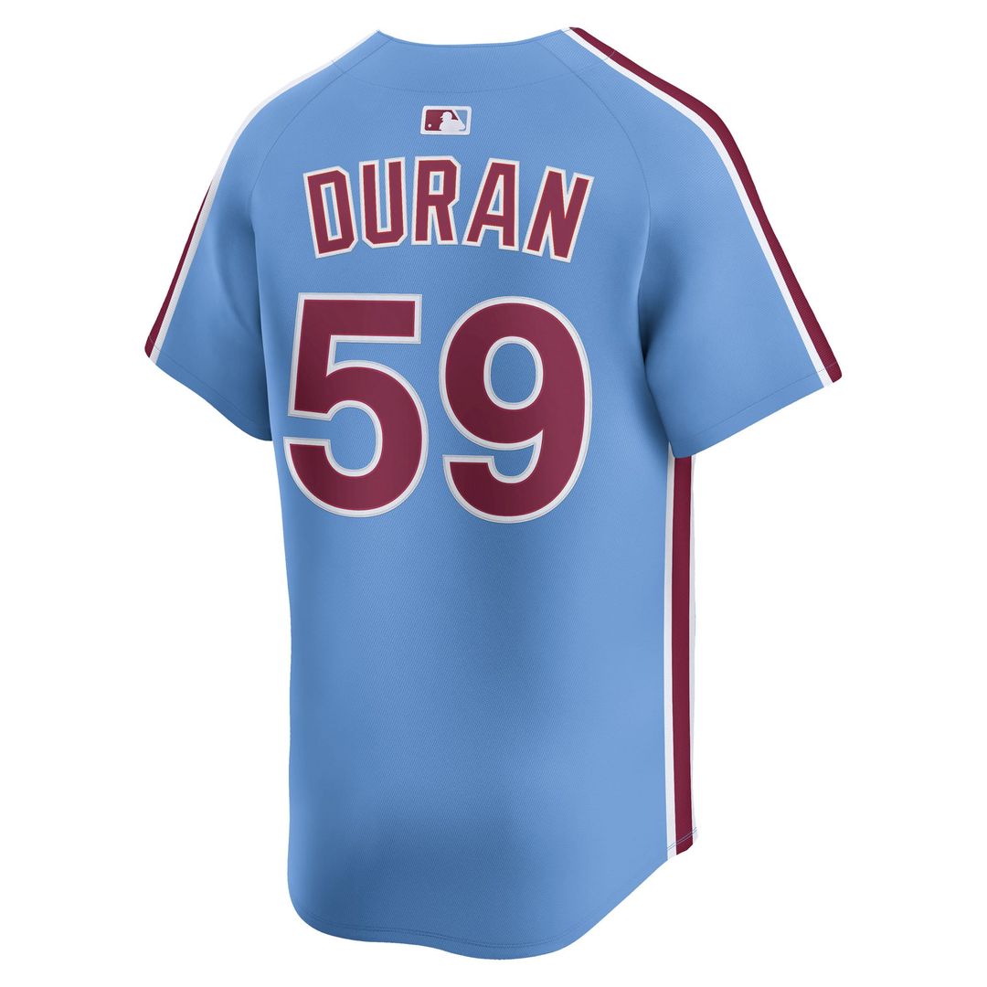 Philadelphia Phillies Jhoan Duran White Home Limited Player Jersey