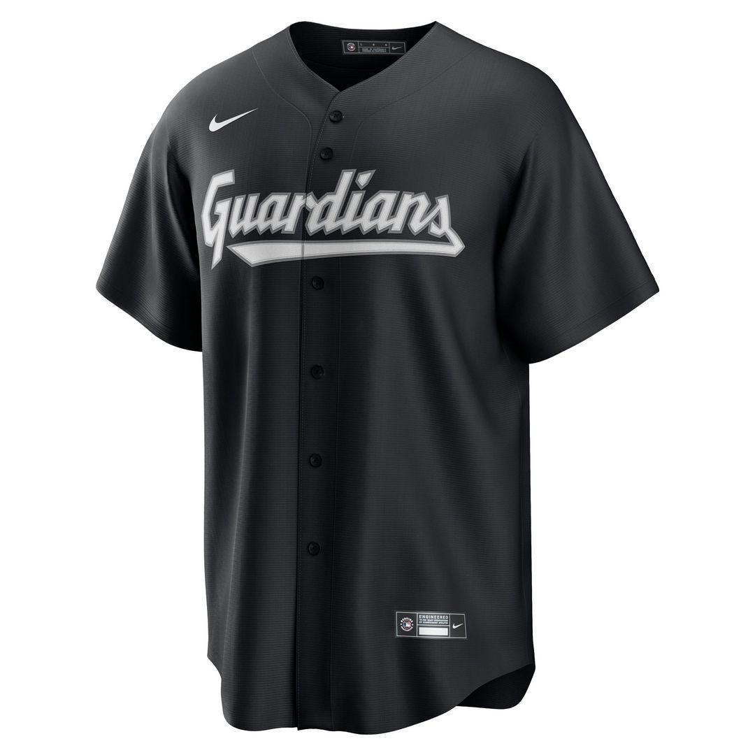 Cleveland Guardians Black Replica Jersey