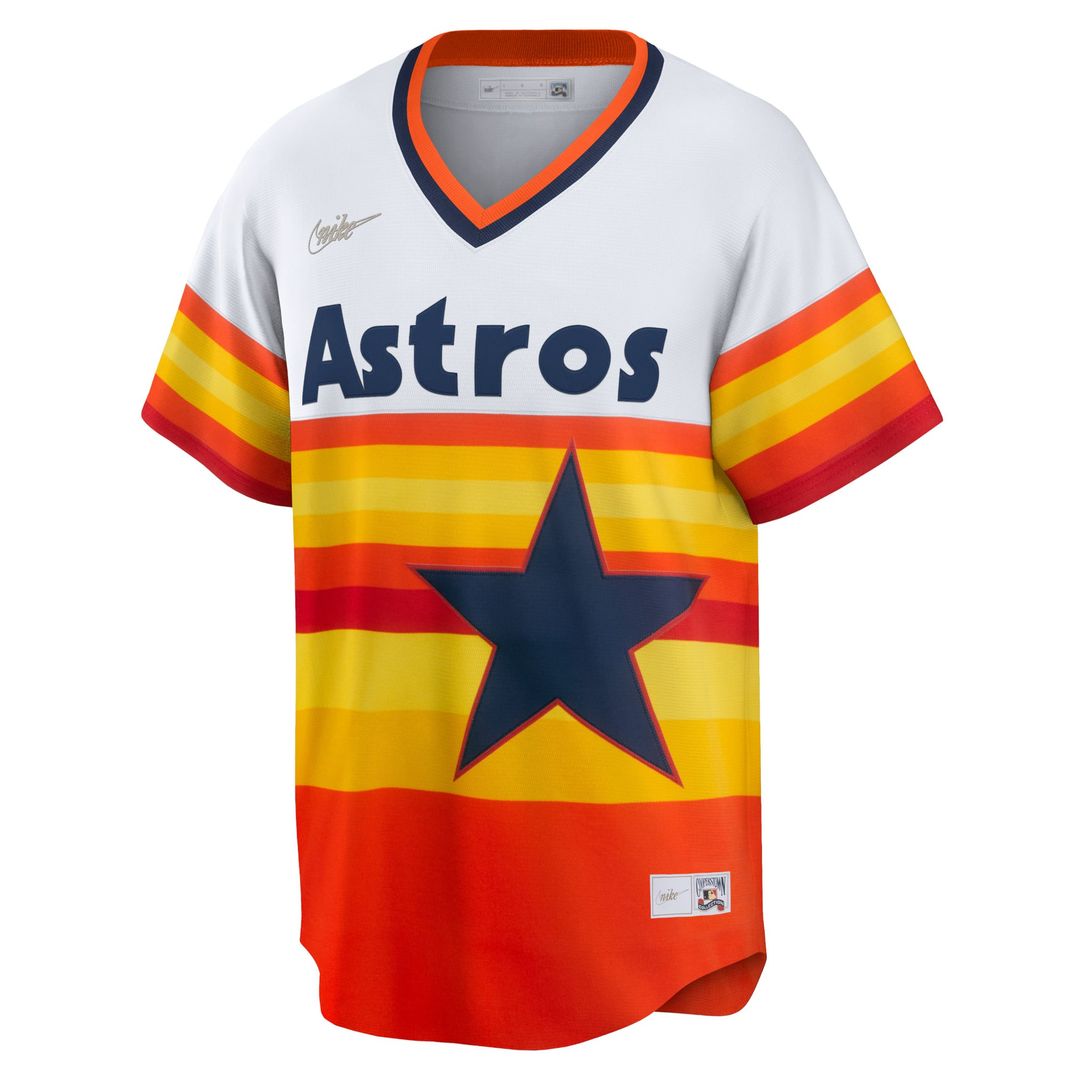 Houston Astros Craig Biggio White Home Cooperstown Collection Player Jersey