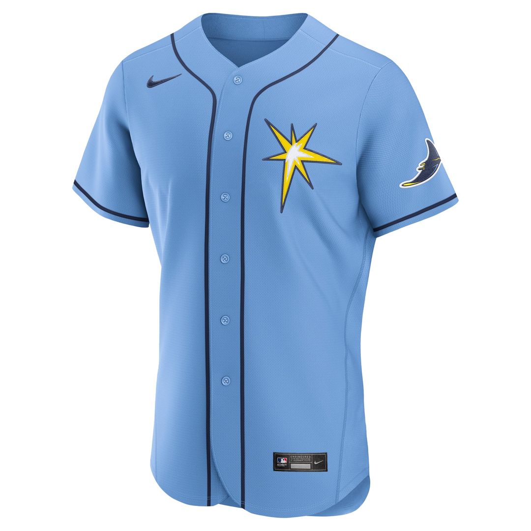 Tampa Bay Rays Light Blue Alternate Authentic Jersey