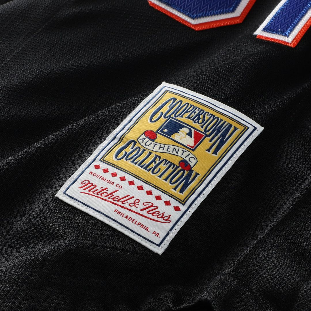 New York Mets Mike Piazza Black Cooperstown Collection 2000 Batting Practice Jersey
