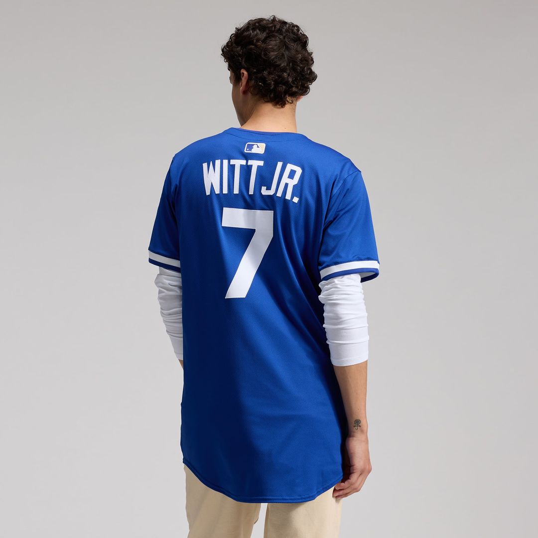 Kansas City Royals Bobby Witt Jr. White Home Elite Player Jersey