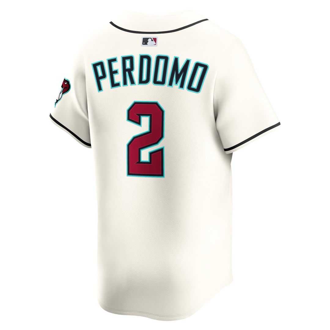 Arizona Diamondbacks Geraldo Perdomo Cream Home Limited Player Jersey