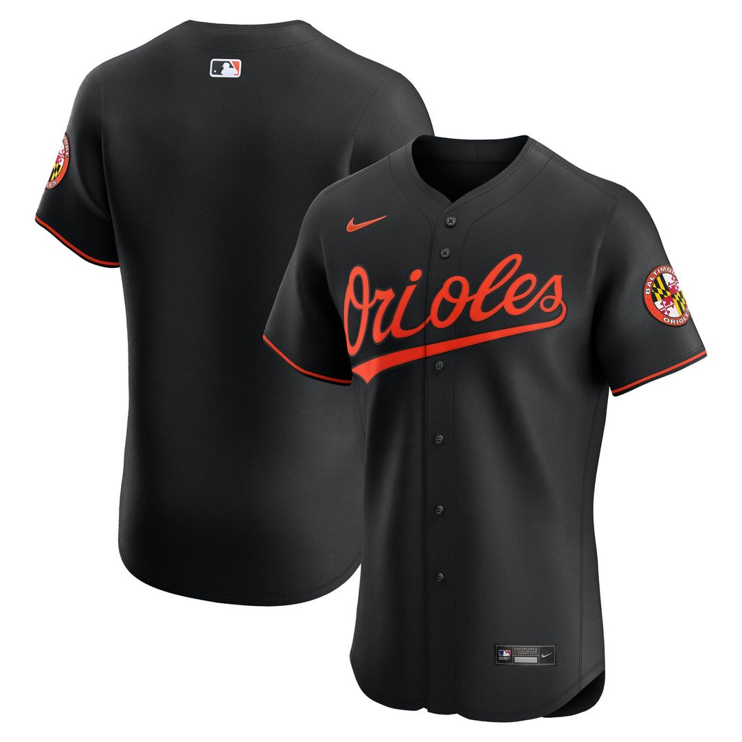 Baltimore Orioles White Home Elite Jersey
