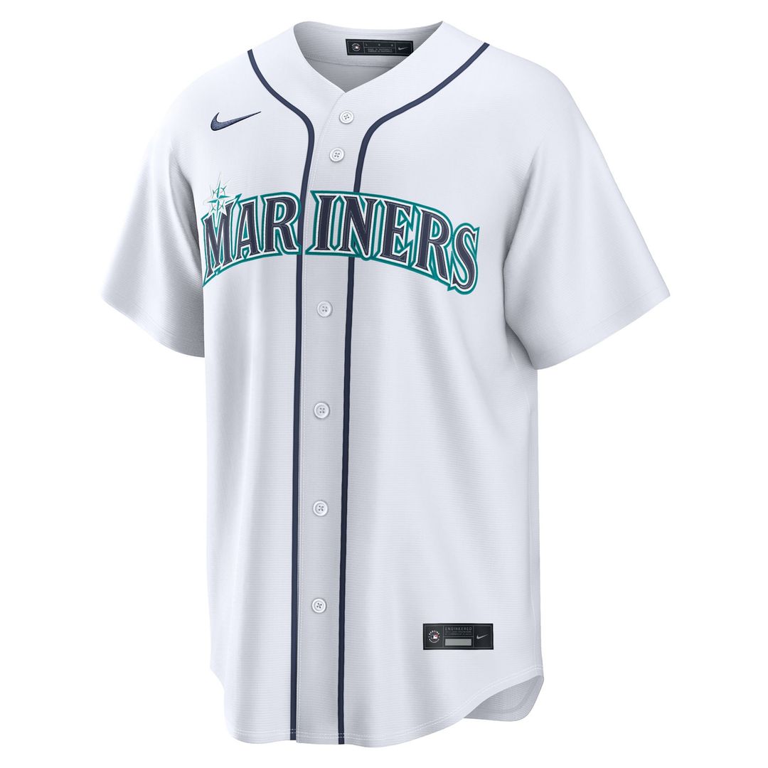 Seattle Mariners Cole Young White Home Replica Jersey