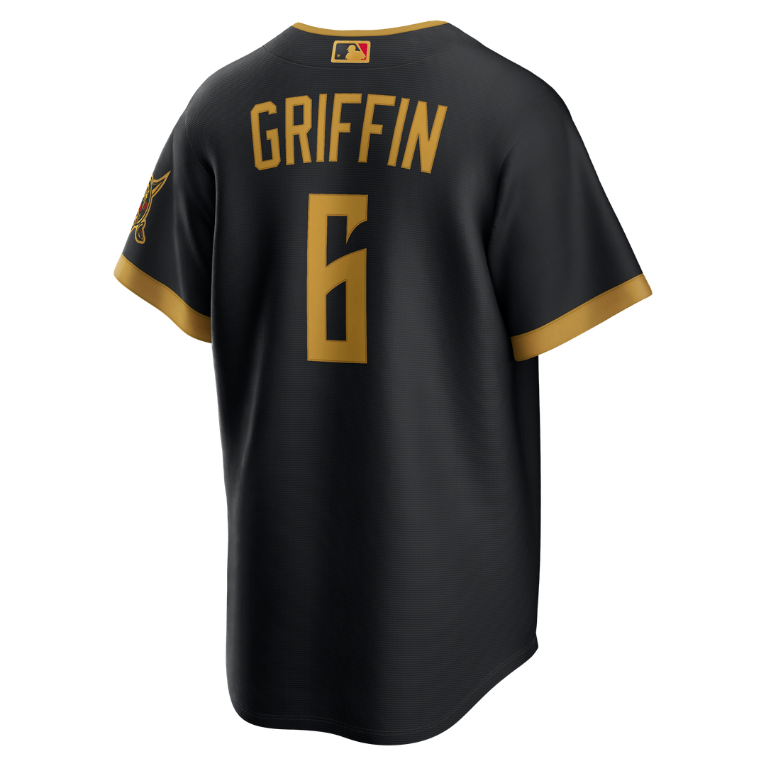 Pittsburgh Pirates Konnor Griffin Black 2026 City Connect Stadium Jersey