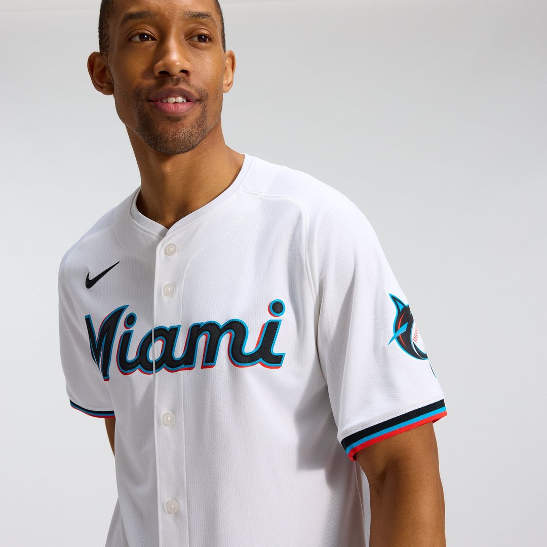 Miami Marlins White Home Limited Jersey