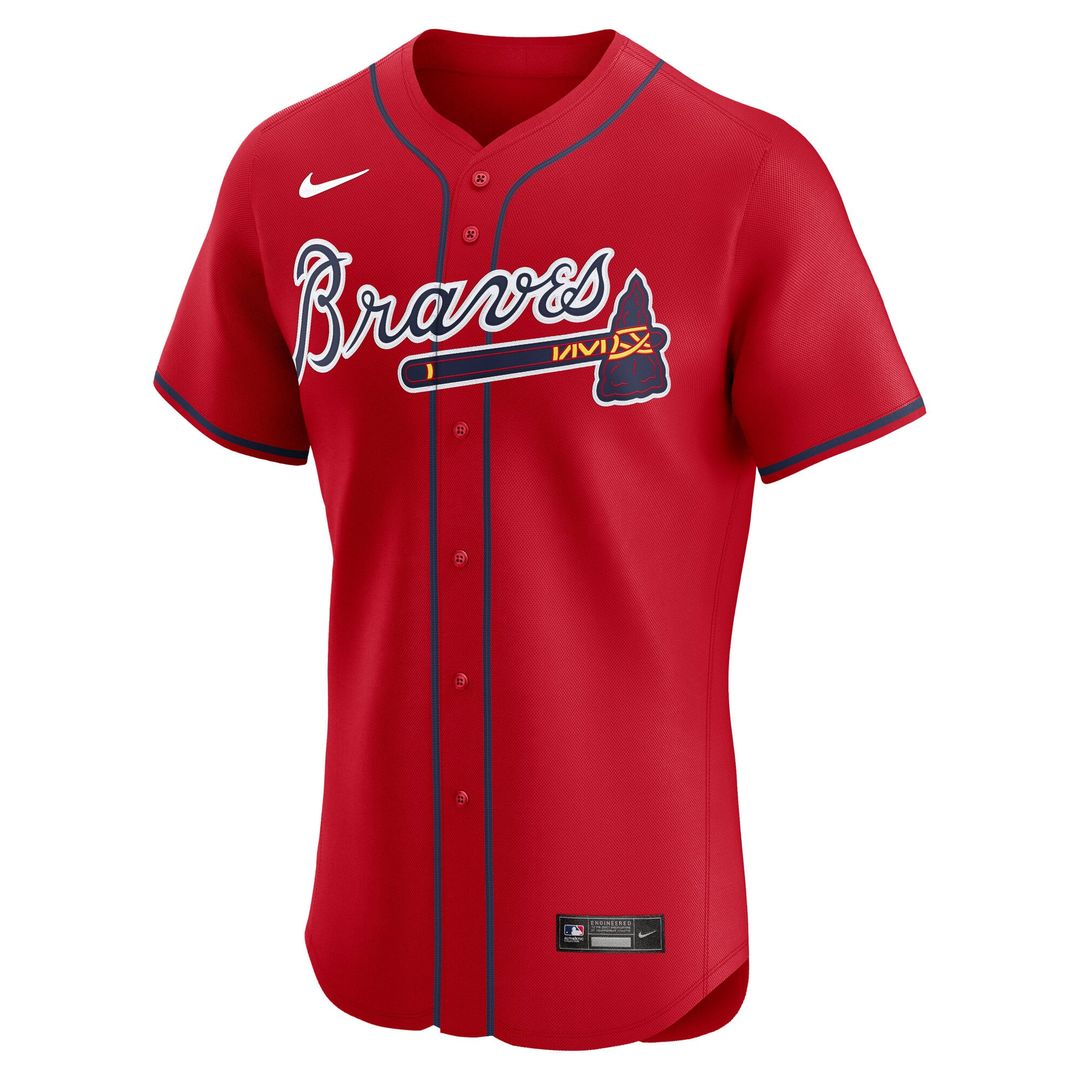 Atlanta Braves Red Alternate Elite Jersey
