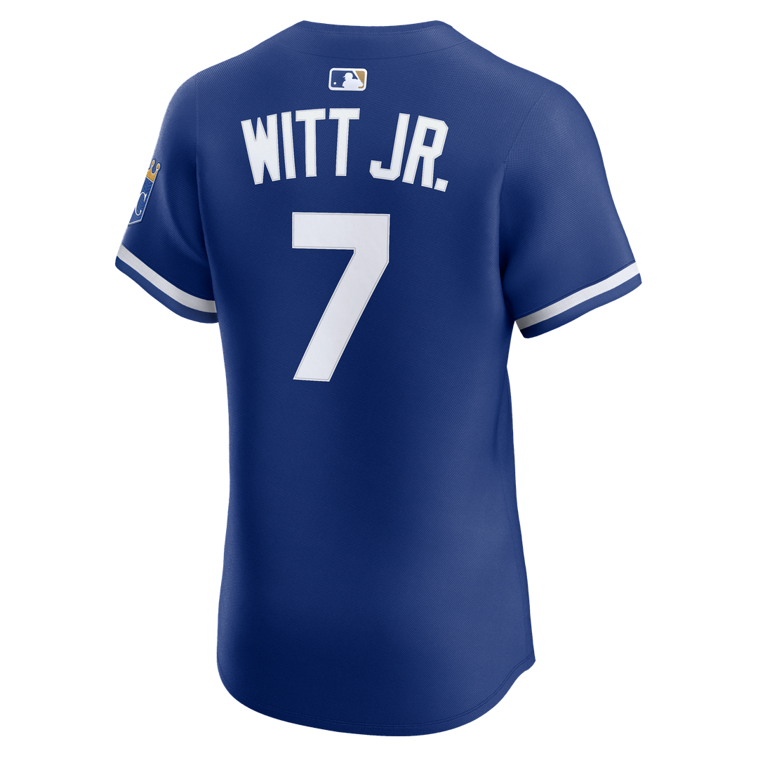 Kansas City Royals Bobby Witt Jr. White Home Elite Player Jersey