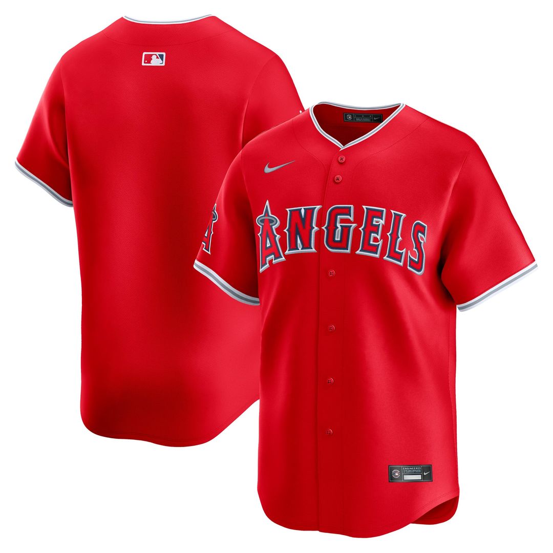 Los Angeles Angels White Home Limited Jersey