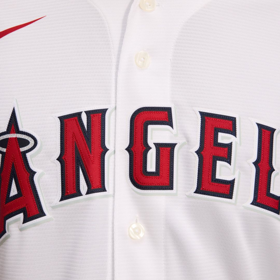 Los Angeles Angels White Home Replica Team Jersey