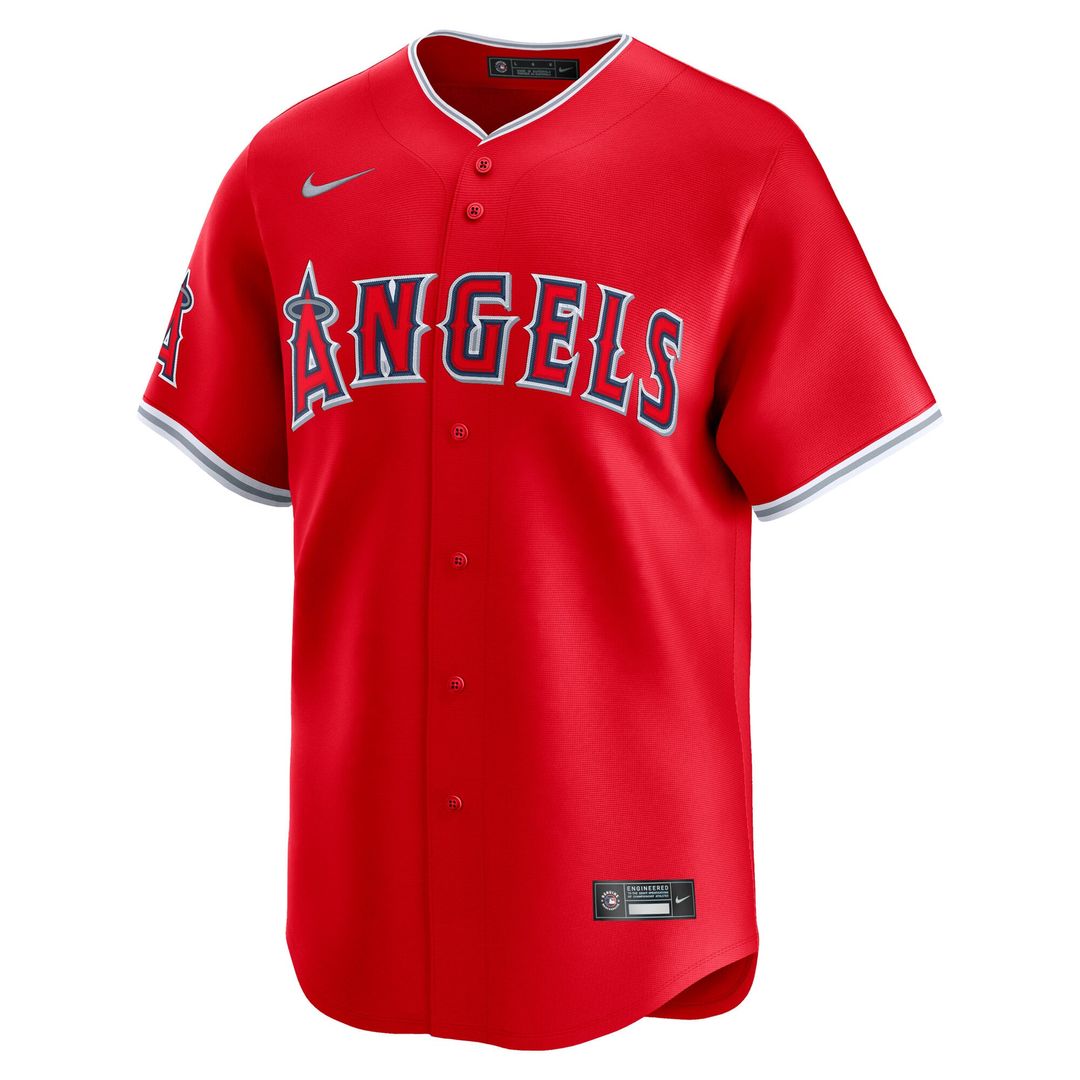 Los Angeles Angels White Home Limited Jersey
