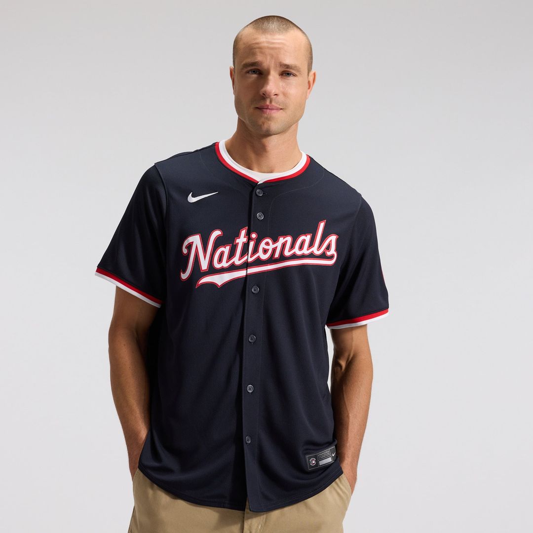 Washington Nationals James Wood Navy Alternate Limited Player Jersey