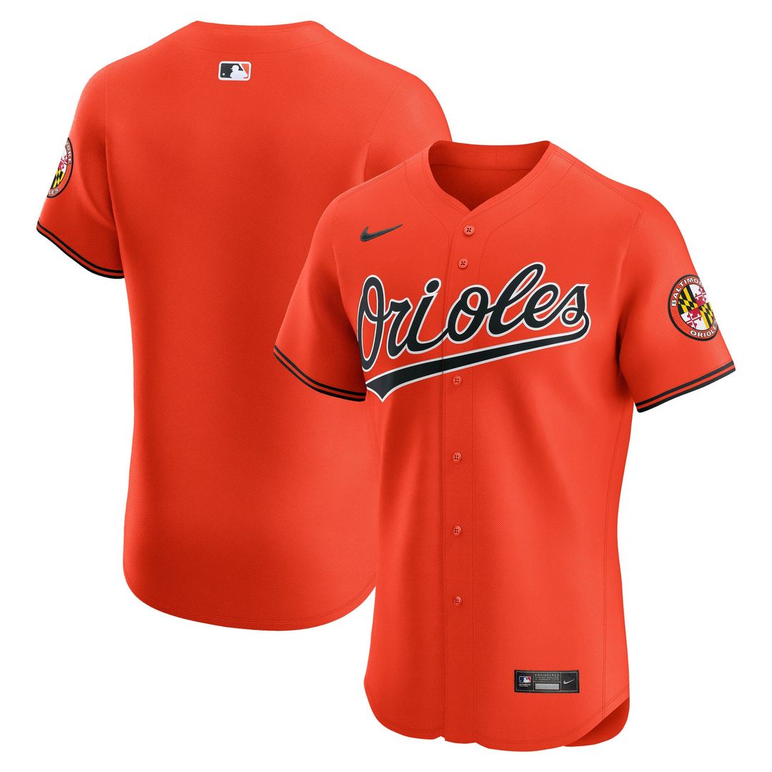 Baltimore Orioles White Home Elite Jersey