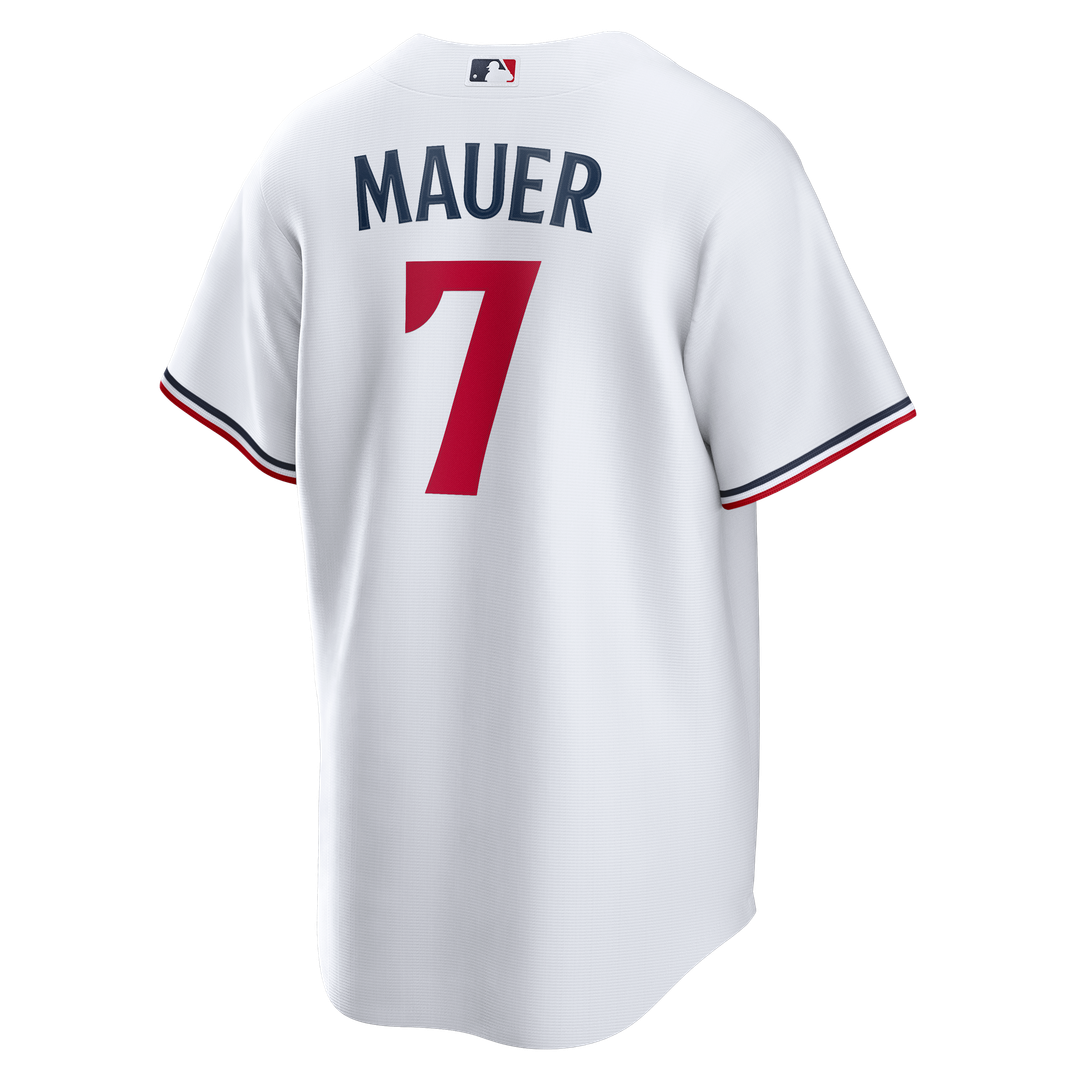 Minnesota Twins Joe Mauer White Home Retired Player Replica Jersey