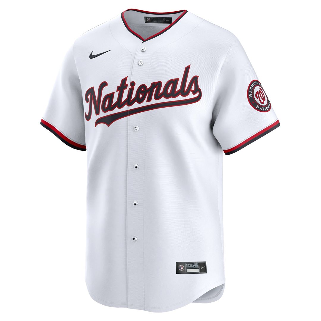 Washington Nationals Dylan Crews White Home Limited Player Jersey