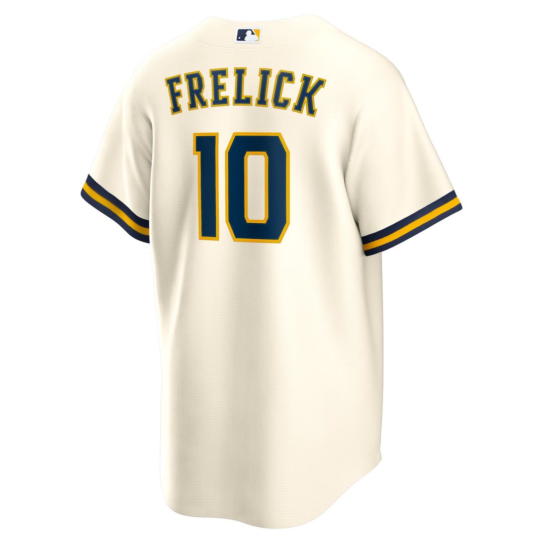 Milwaukee Brewers Sal Frelick Cream Home Replica Player Jersey