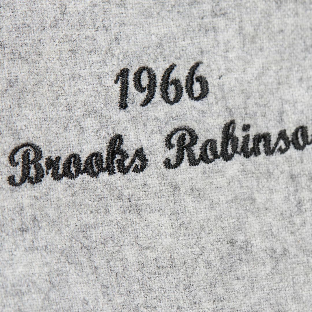 Baltimore Orioles Brooks Robinson Gray Cooperstown Collection 1966 Authentic Jersey