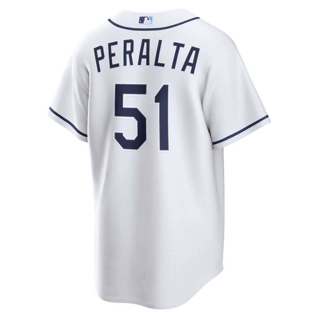 Tampa Bay Rays Freddy Peralta White Home Replica Jersey
