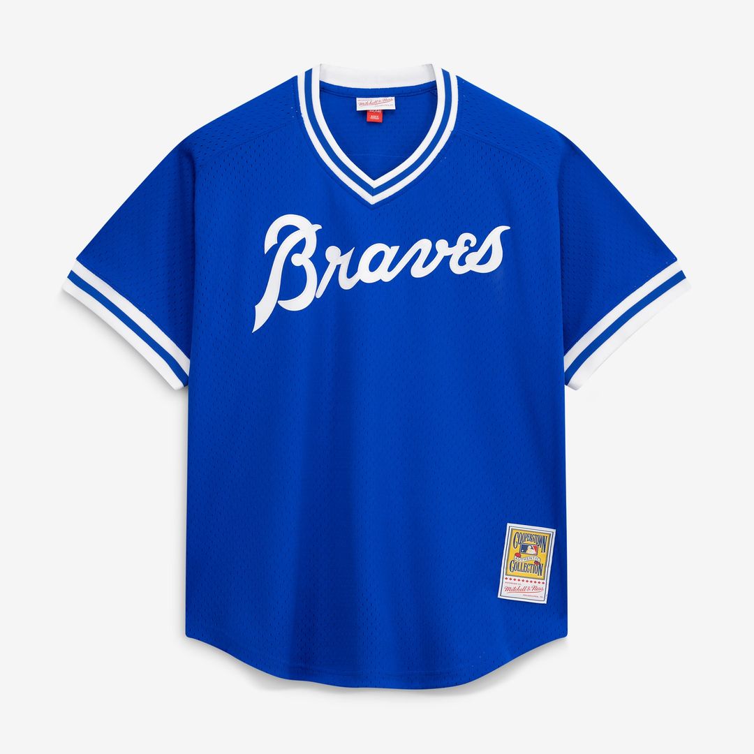 Atlanta Braves Dale Murphy Royal Authentic Batting Practice Jersey