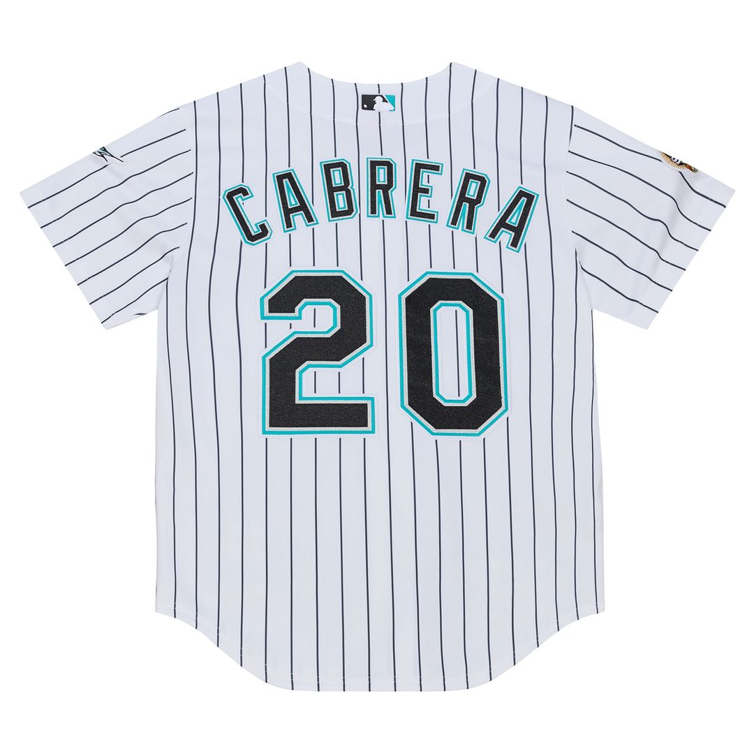 Florida Marlins Miguel Cabrera White 2003 Cooperstown Collection Authentic Jersey