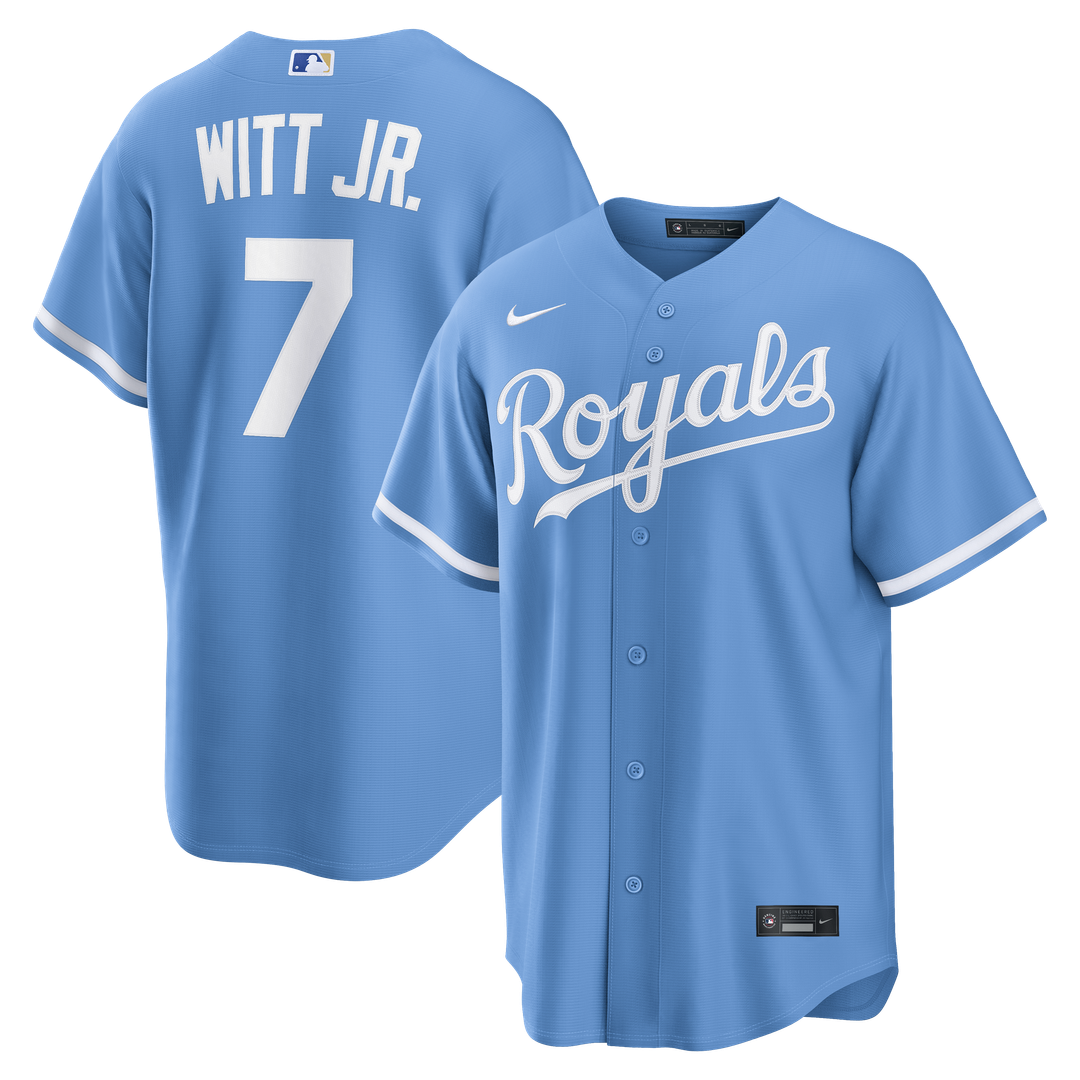 Kansas City Royals Bobby Witt Jr. Royal Alternate Replica Jersey