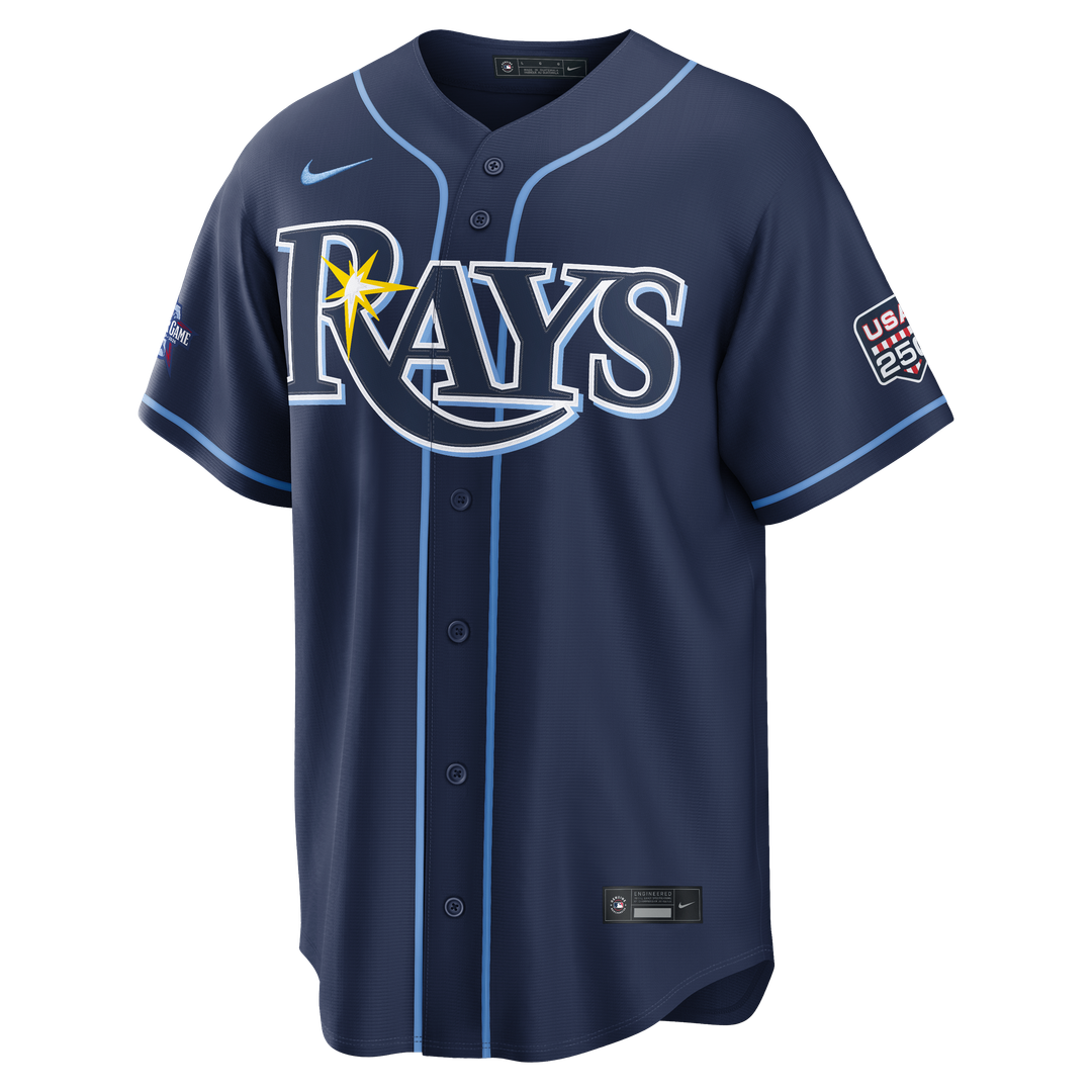 2026 All-Star Game Men's Tampa Bay Rays Junior Caminero Navy Replica Jersey