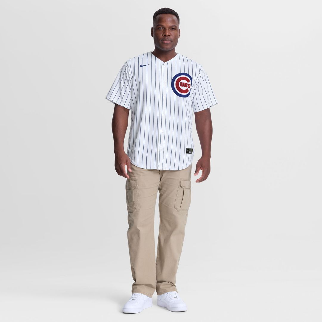 Chicago Cubs Clay Holmes White Home Replica Jersey