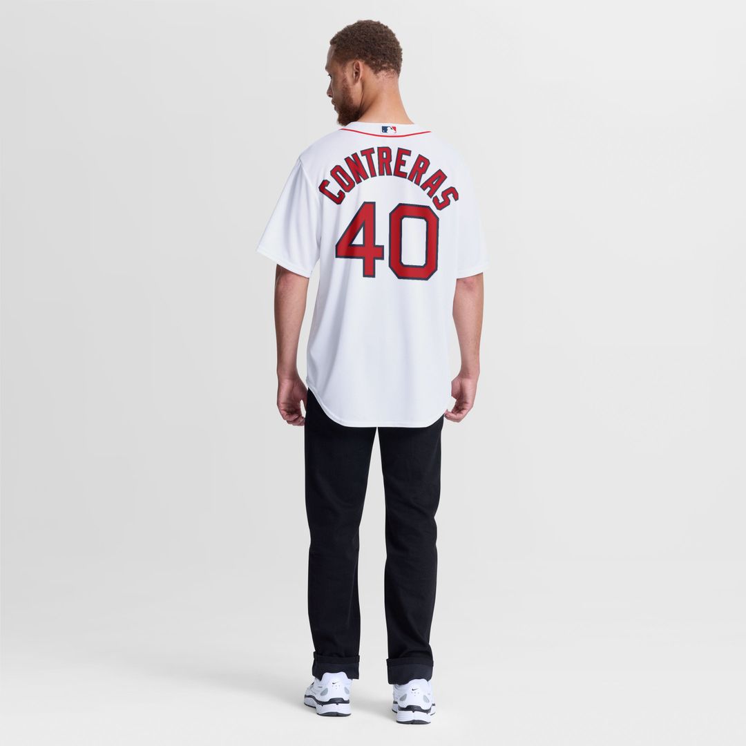 Boston Red Sox Willson Contreras White Home Replica Jersey
