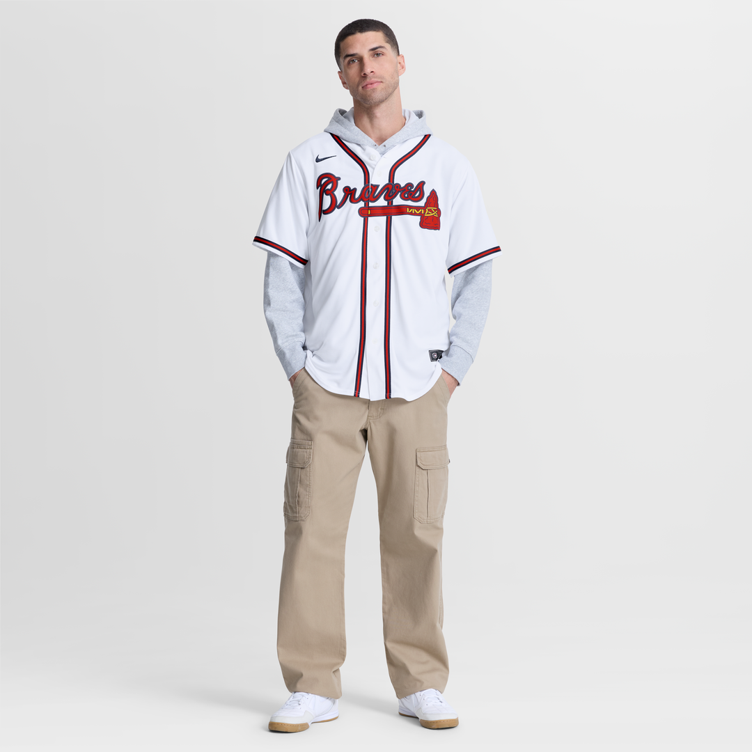 Atlanta Braves Drake Baldwin White Home Replica Jersey