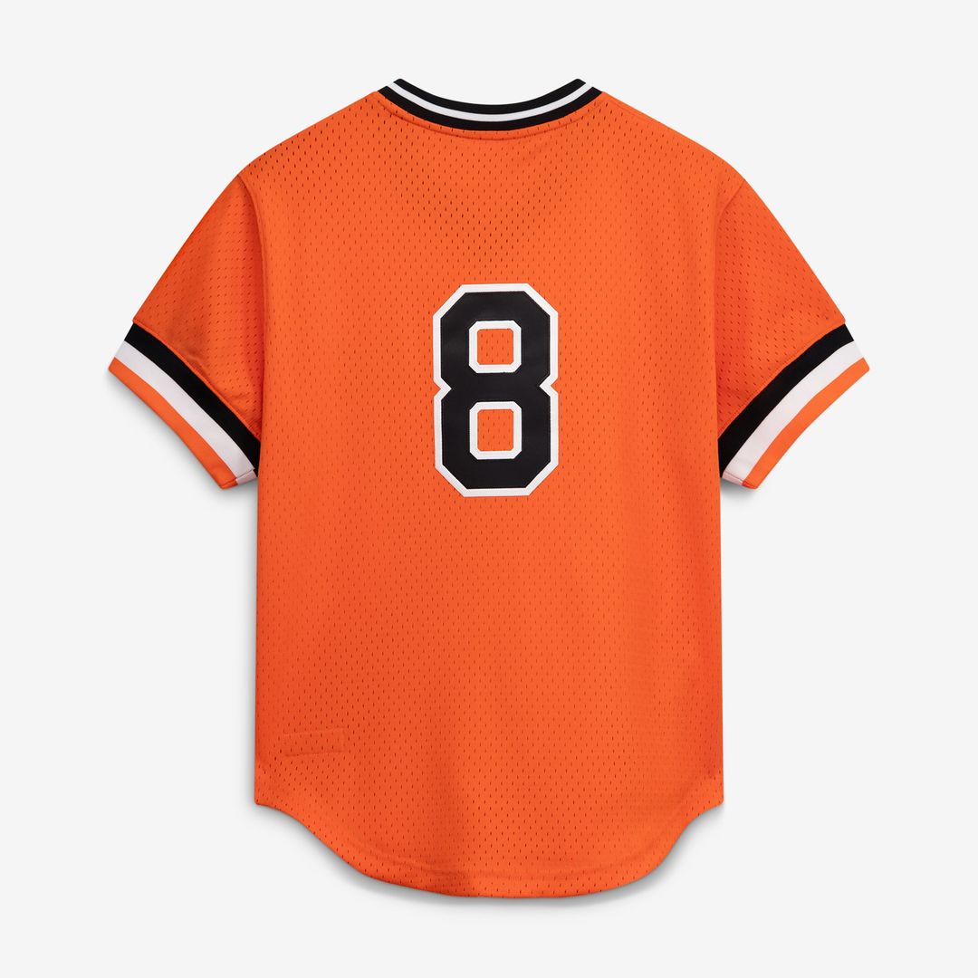 Baltimore Orioles Cal Ripken Jr. Orange Authentic Batting Practice Jersey