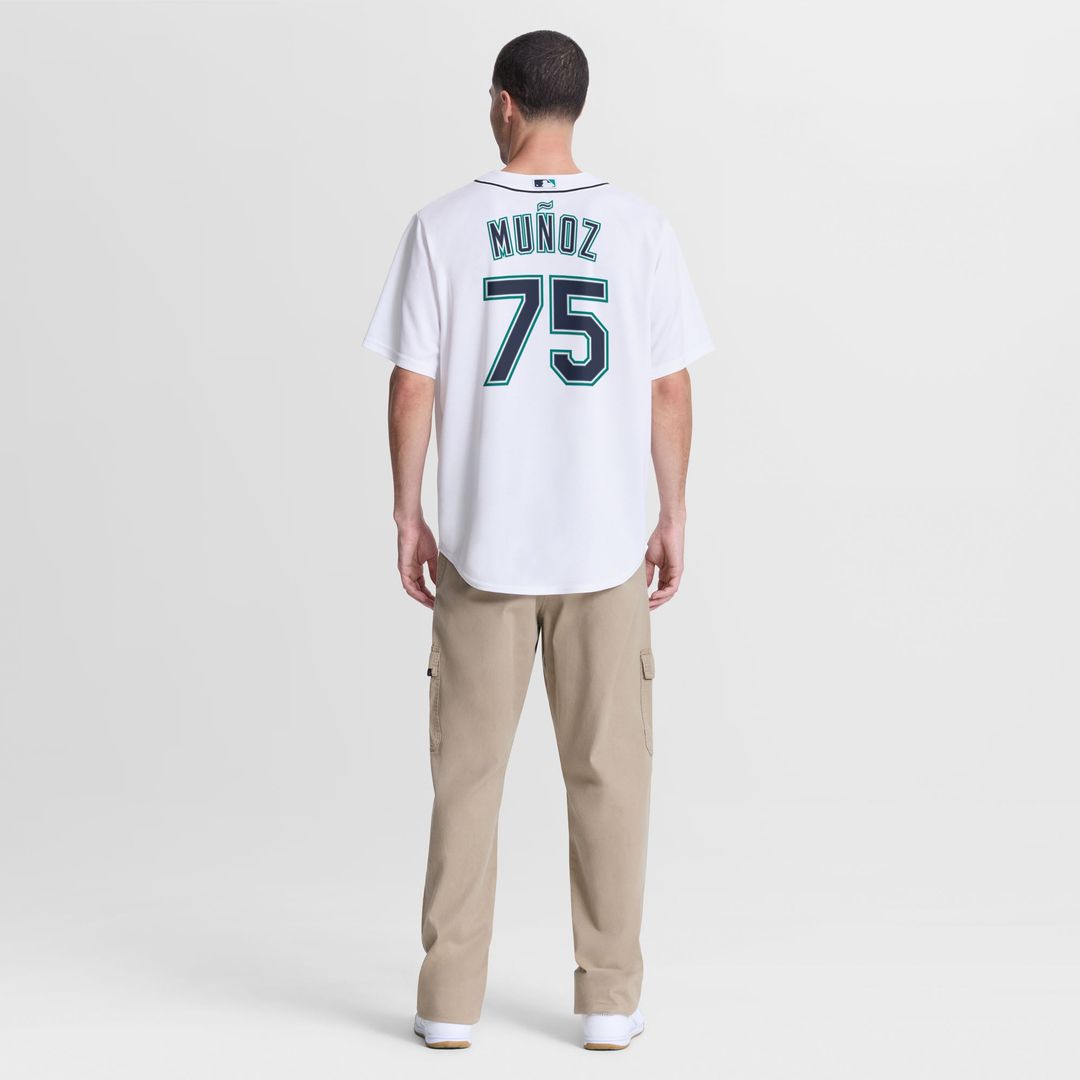 Seattle Mariners Andrés Muñoz White Home Replica Jersey