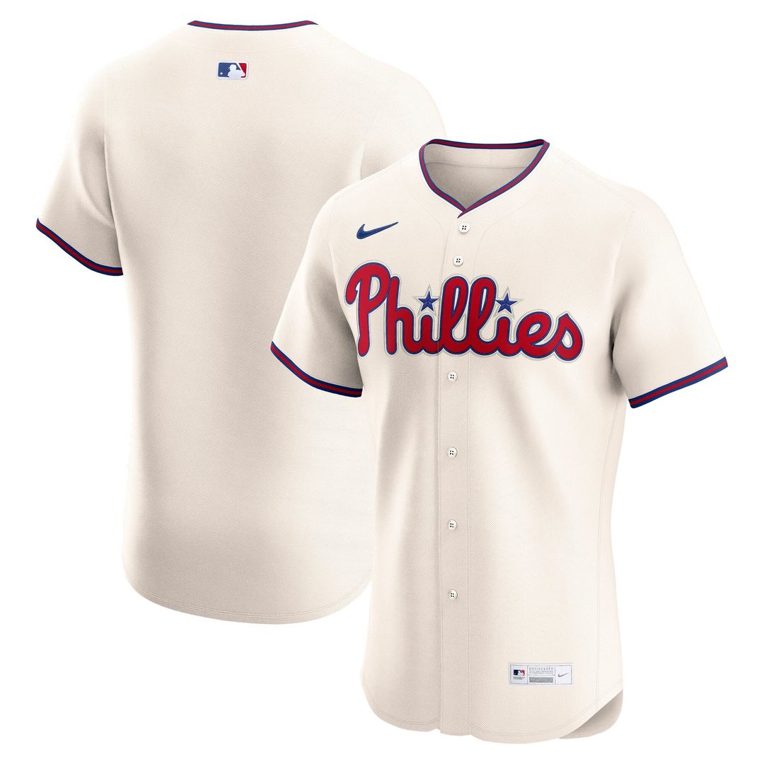 Philadelphia Phillies White Home Elite Jersey