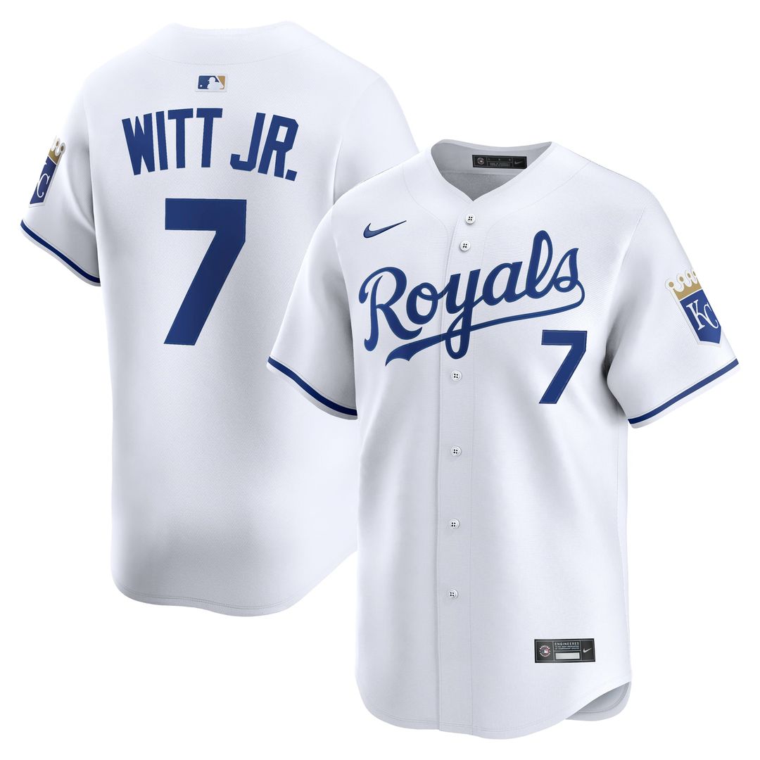 Kansas City Royals Bobby Witt Jr. Light Blue Alternate Limited Player Jersey