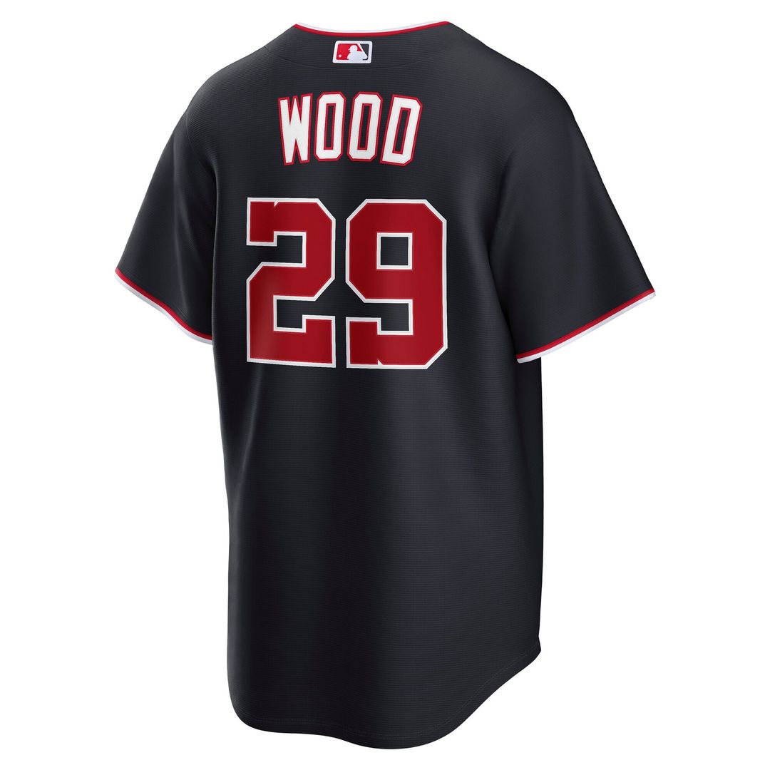 Washington Nationals James Wood Gray Road Replica Jersey