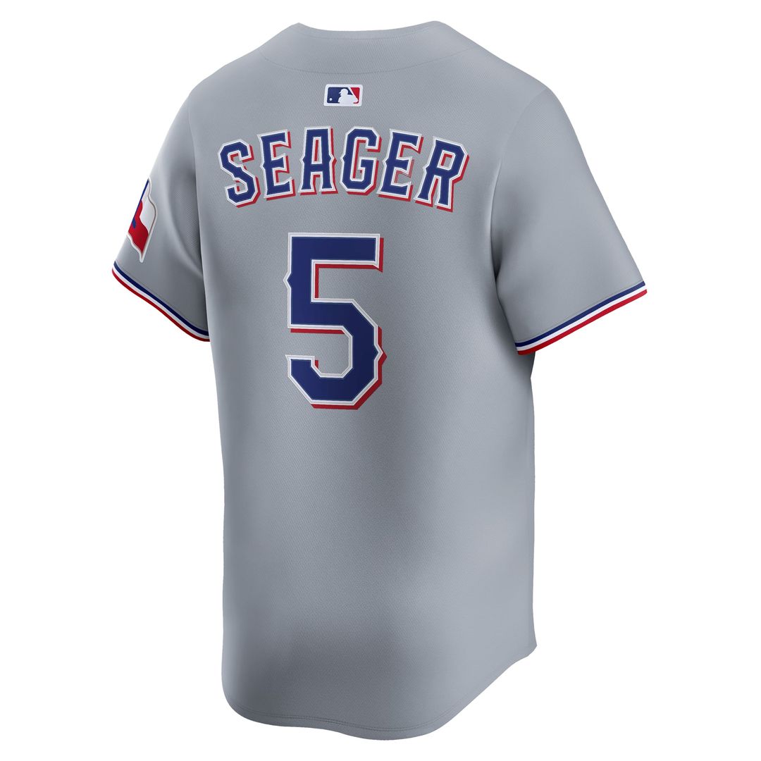 Texas Rangers Corey Seager Gray Road Limited Jersey
