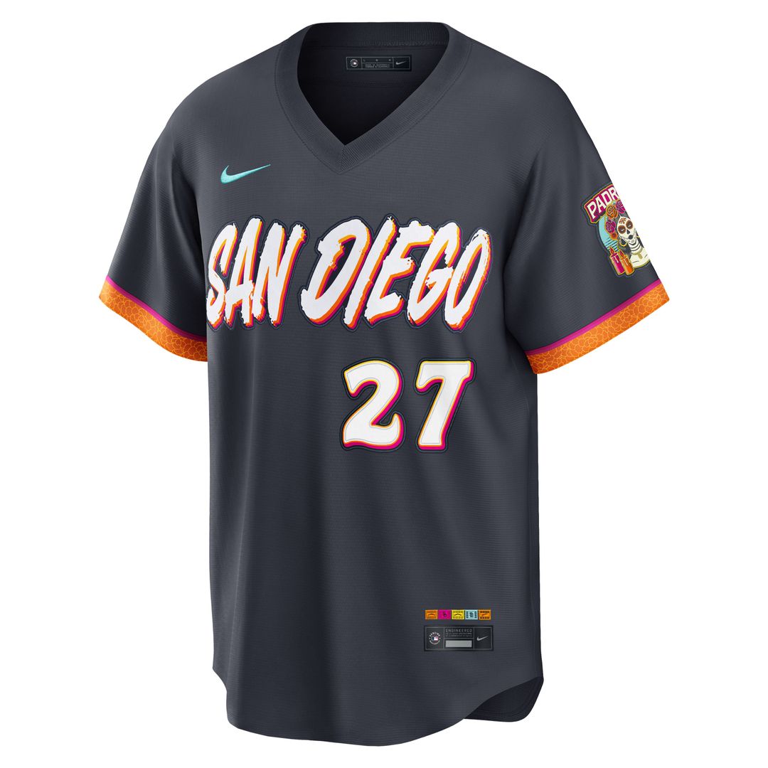 San Diego Padres Nick Pivetta Obsidian 2026 City Connect Stadium Jersey