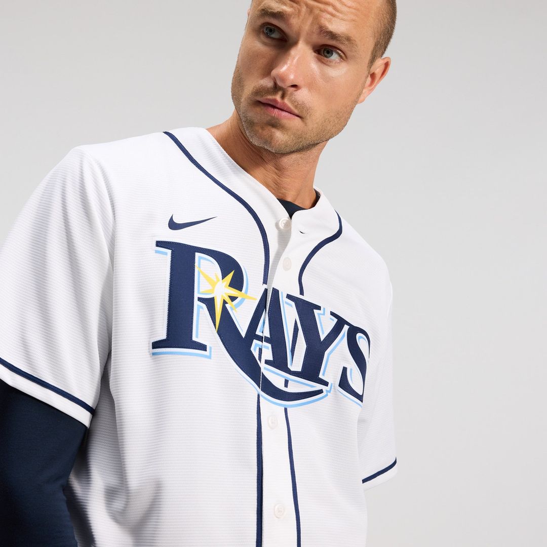 Tampa Bay Rays Yandy Díaz White Home Replica Jersey