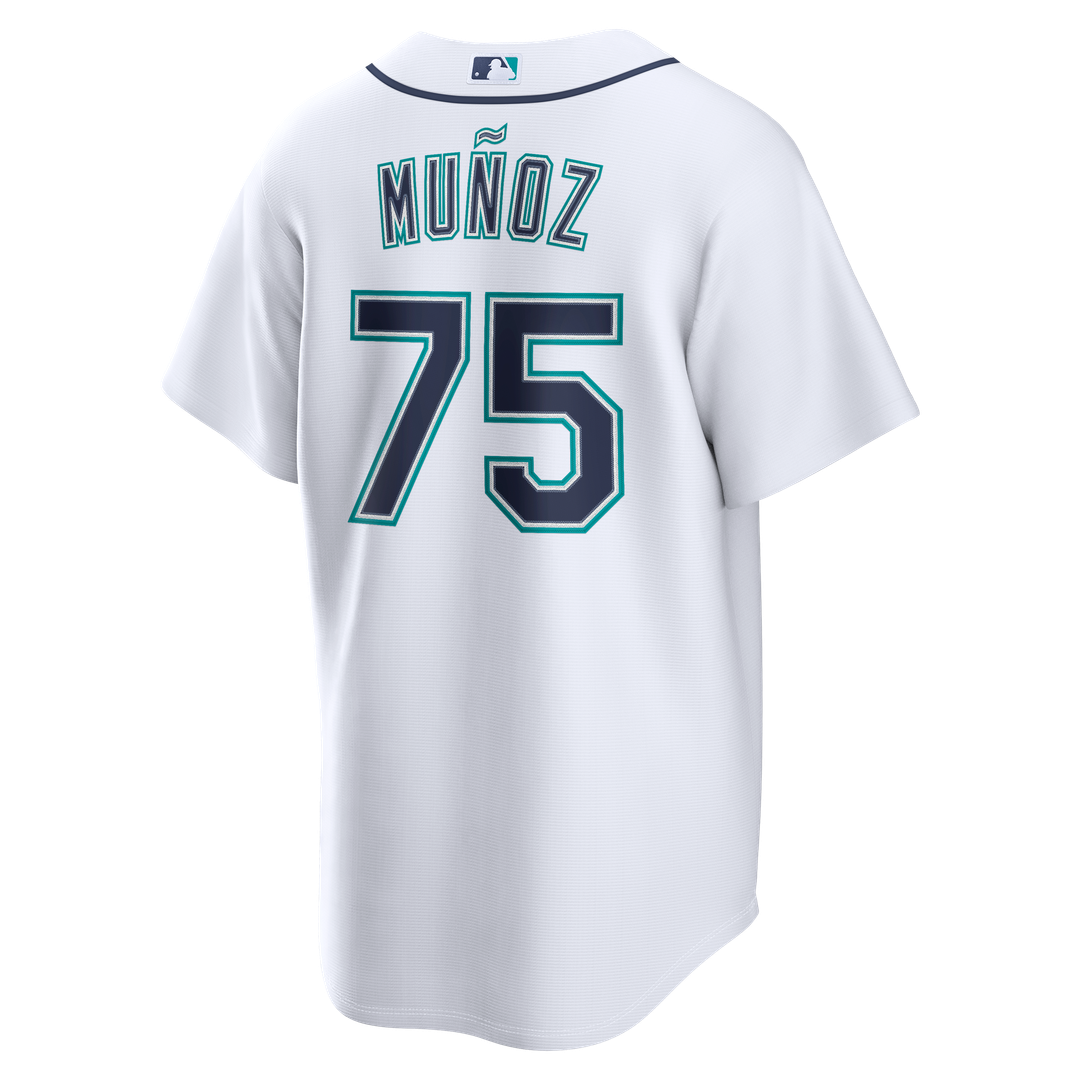 Seattle Mariners Andrés Muñoz White Home Replica Jersey