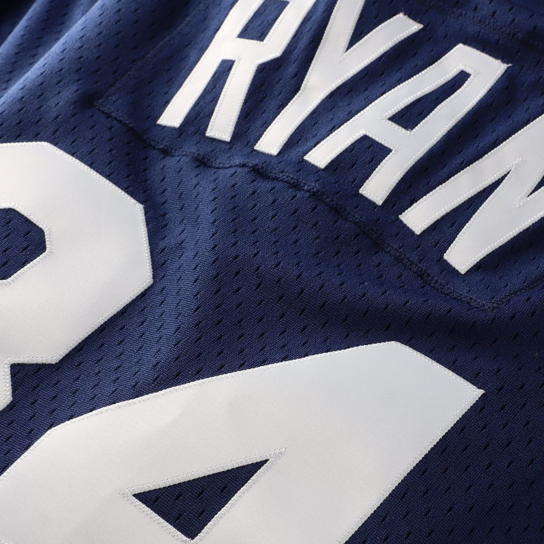 Houston Astros Nolan Ryan Navy Cooperstown Collection Big & Tall Mesh Batting Practice Jersey