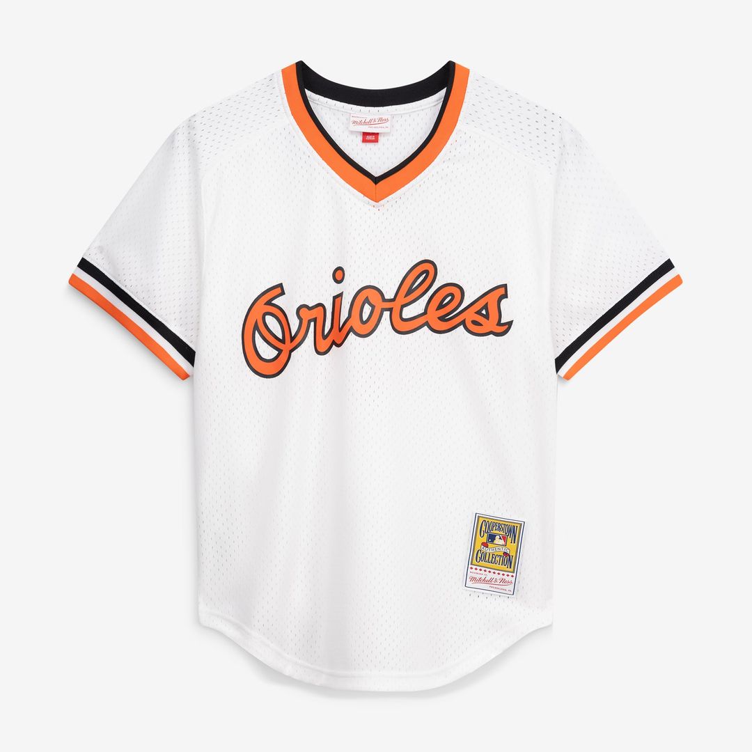 Baltimore Orioles Cal Ripken Jr. Orange Authentic Batting Practice Jersey