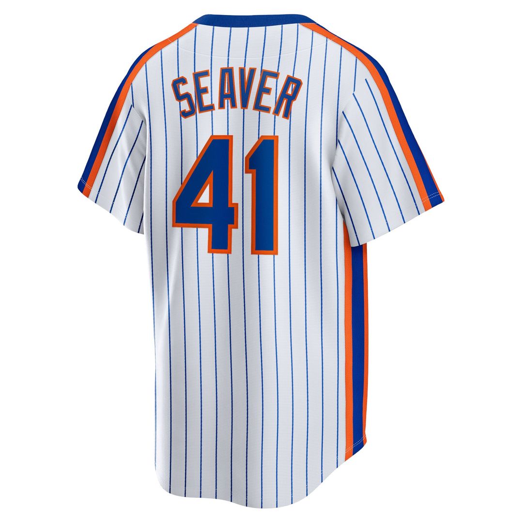 New York Mets Tom Seaver White Home Cooperstown Collection Player Jersey