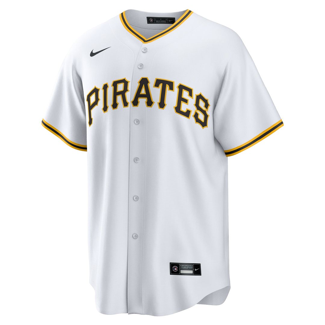 Pittsburgh Pirates White #1 Dad Home Replica Jersey