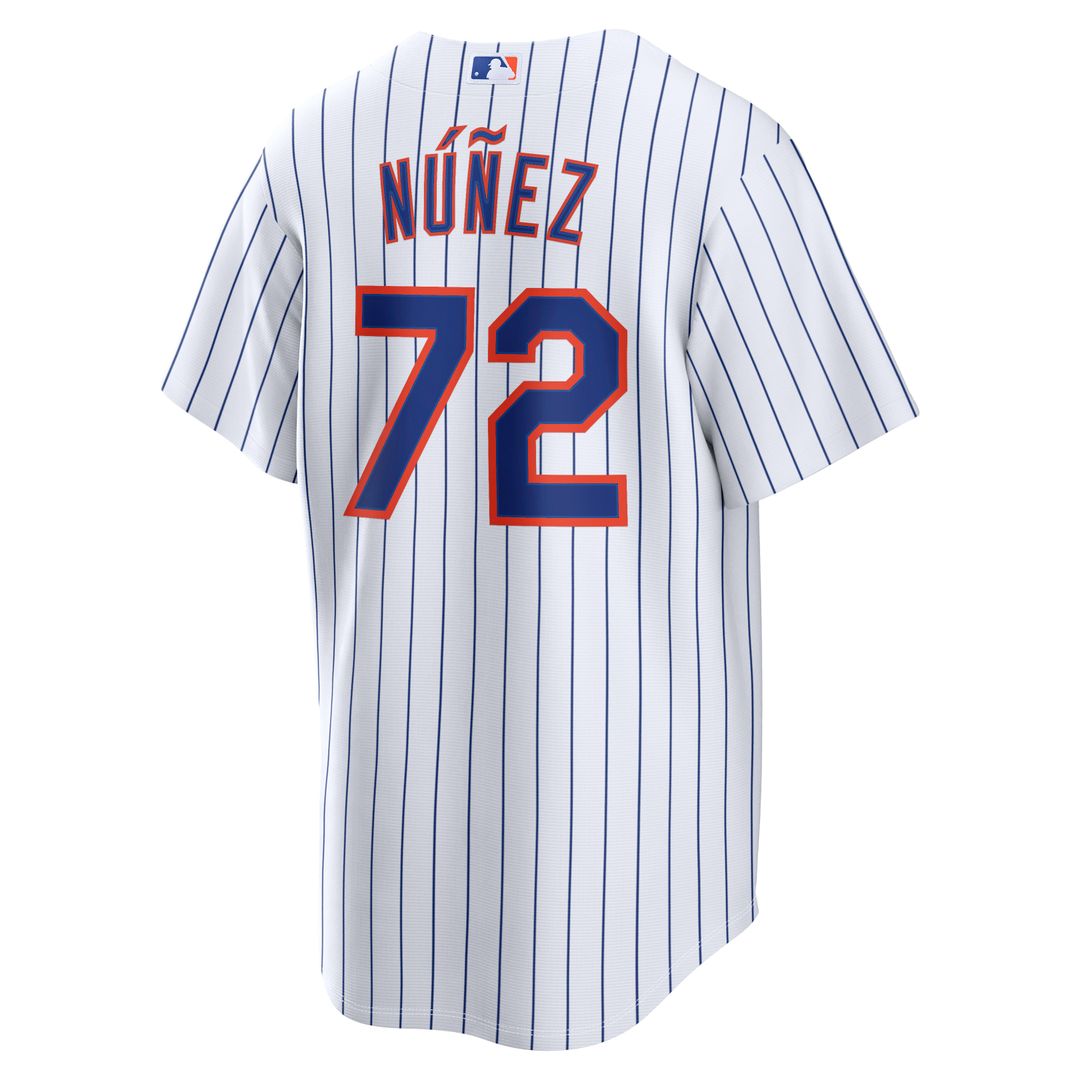 New York Mets Dedniel Núñez White Home Replica Jersey