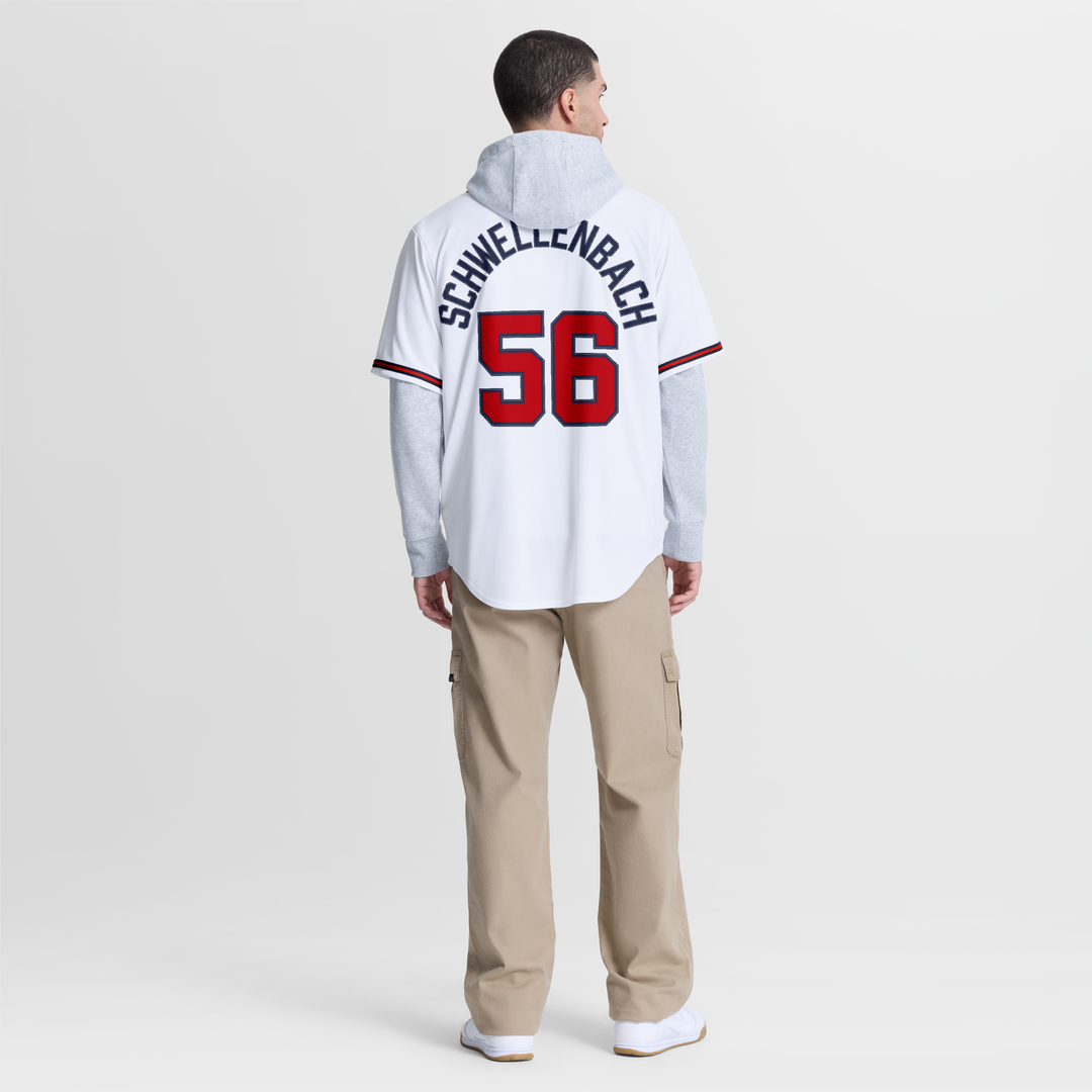 Atlanta Braves Spencer Schwellenbach White Home Replica Jersey
