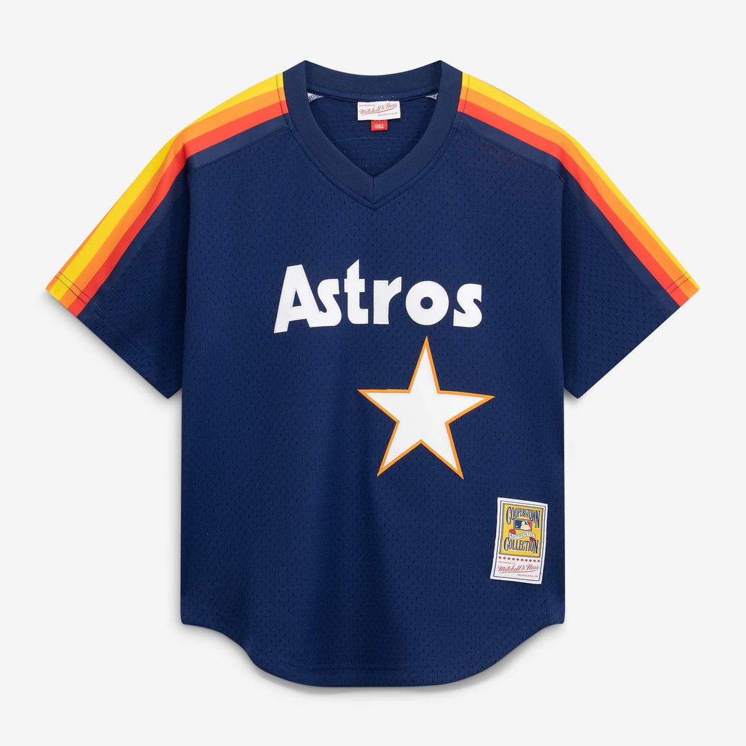 Houston Astros Craig Biggio Navy Authentic Batting Practice Jersey