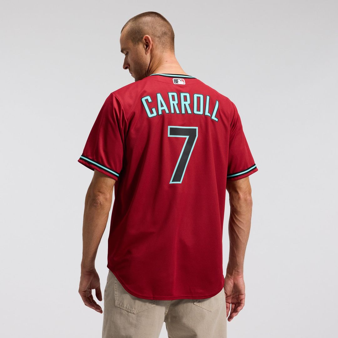 Arizona Diamondbacks Corbin Carroll Crimson Alternate 2 Replica Jersey